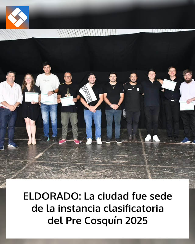 ELDORADO: La ciudad fue sede de la instancia clasificatoria del Pre Cosquín 2025