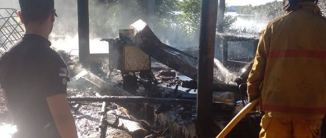 LEONI: Dos viviendas fueron destruidas por incendios en colonias rurales