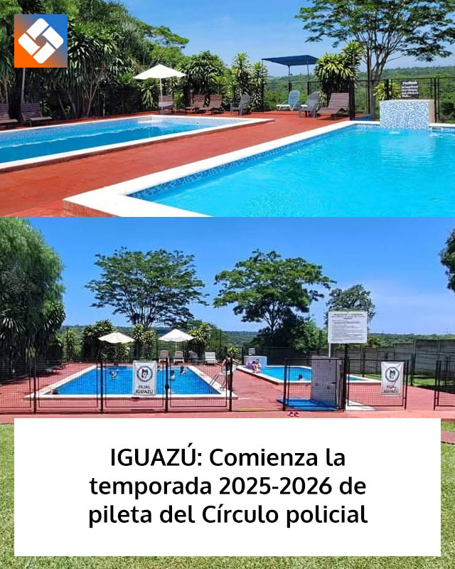 IGUAZÚ: Comienza la temporada 2025-2026 de pileta del Círculo policial