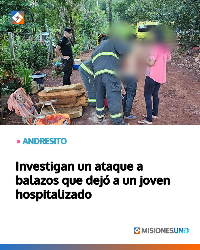 Investigan un ataque a balazos que dejó a un joven hospitalizado