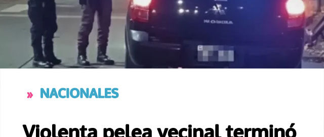 Violenta pelea vecinal terminó con un adolescente muerto y dos imputados por homicidio