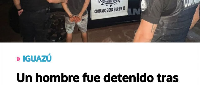 Un hombre fue detenido tras agredir a su pareja y a su hija adolescente en un grave episodio de violencia familiar