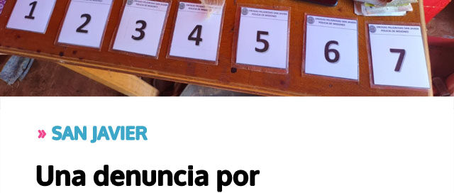 SAN JAVIER: Una denuncia por violencia derivó en el desmantelamiento de un presunto narcokiosco con droga y plantas secuestradas