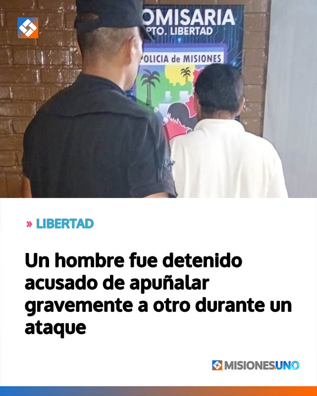 Un hombre fue detenido acusado de apuñalar gravemente a otro durante un ataque