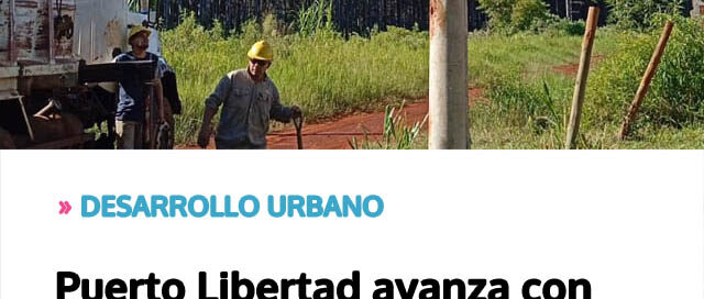 Puerto Libertad avanza con infraestructura eléctrica en el desarrollo de lotes municipales