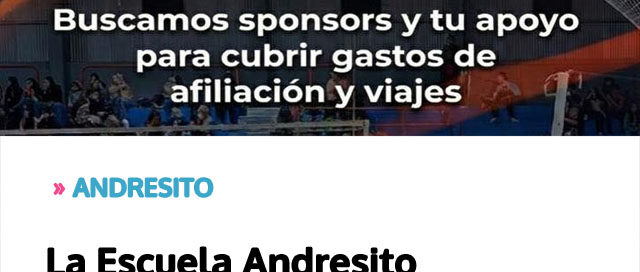 La Escuela Andresito Vóley inicia un nuevo año con desafíos deportivos y convocatoria a sponsors