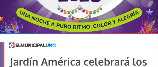 Jardín América celebrará los Carnavales 2026 con una noche de danza y música