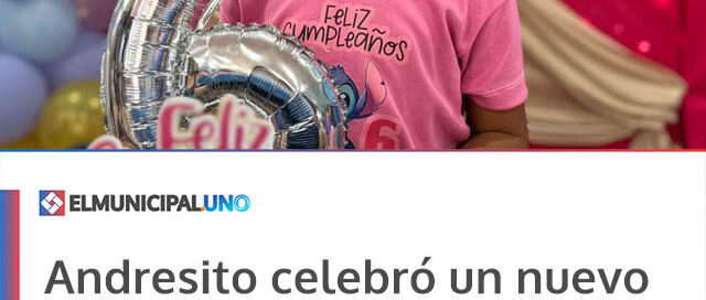 Andresito celebró un nuevo cumpleaños solidario a través de “Todo por un Propósito”