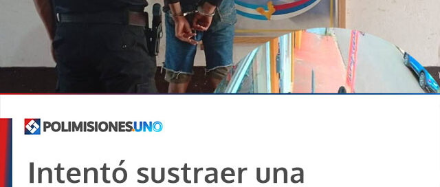 Intentó sustraer una motocicleta y fue detenido tras ser sorprendido en pleno acto