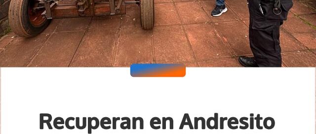 Recuperan en Andresito un tractor robado de una chacra de Colonia Guaraní
